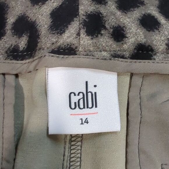 CAbi Pants Womens 14 Gray #3393 Jungle Trouser Ponte Ankle Pant - Picture 6 of 11